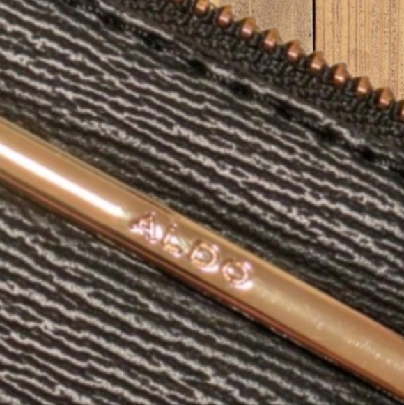 Aldo Black Leather Crossbody Bag - Picture 4 of 5